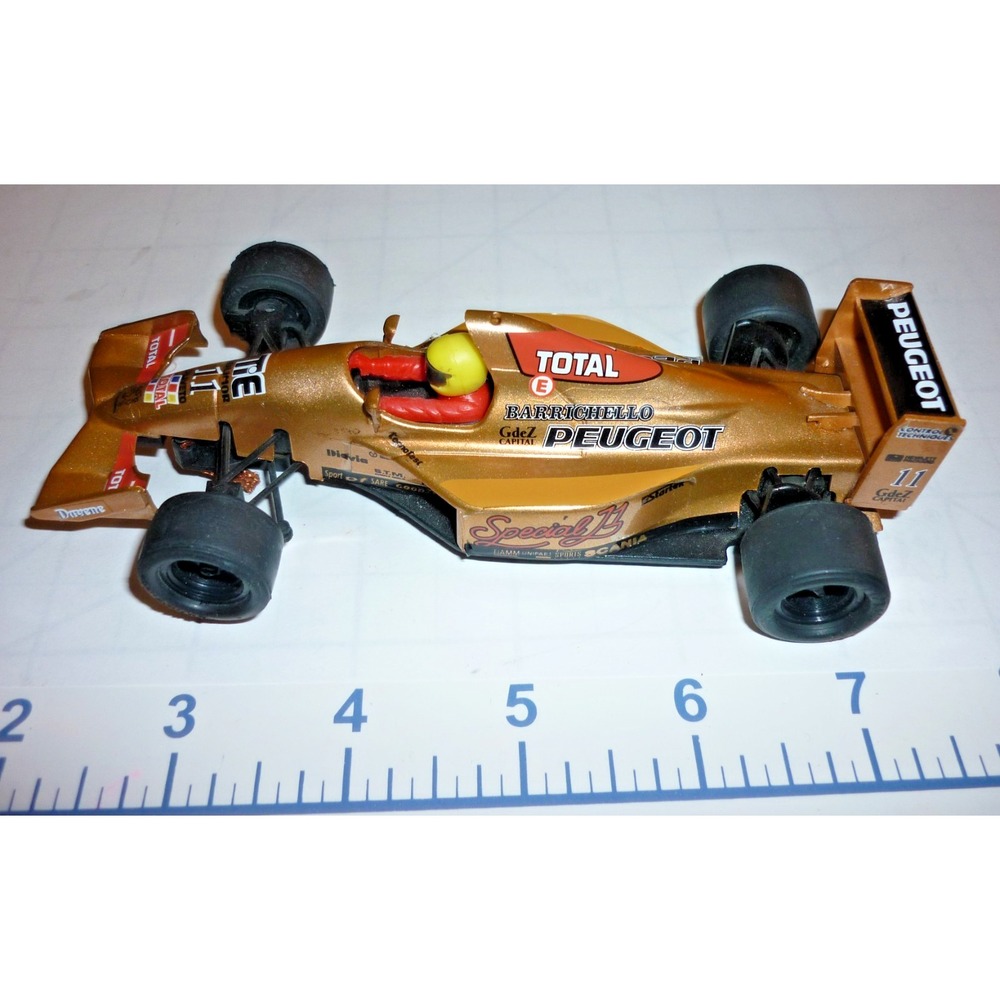 Slot Car SCX Scalextric Tyco Exin C-8322 Jordan 196 Peugeot #11 F1 R.Barrichello